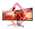 AOC AG493QCX LED display 124 cm (48.8") 3840 x 1080 px Double Full HD Czarny