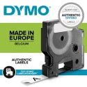 Taśma Dymo D1- 12mm x 7m czarny/biały