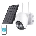 IeGeek Bezprzewodowa kamera zewnętrzna WiFi 5MP ieGeek ZS-GX4S biała z panelem solarnym