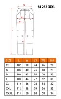 NEO tools 81-232-XXXL spodnie ochronne