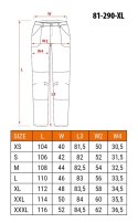 NEO tools 81-290-XL spodnie ochronne Czarny