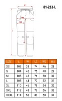 NEO tools 81-232-L spodnie ochronne