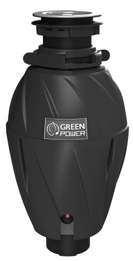 Elleci Młynek do odpadów kuchennych TDH01000BK Green Power 1 HP DeLuxe 750 W 1070 ml 2800 RPM Czarny