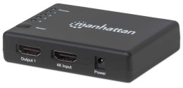 Manhattan 207706 rozgałęziacz telewizyjny HDMI 4x HDMI