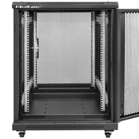 QOLTEC SZAFA RACK 19" | 15U | 600X855X600 | PERFOROWANE DRZWI