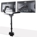 StarTech.com ARMDUALPIVOT uchwyt / stojak do monitorów 81,3 cm (32") Biurko Czarny