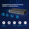 EXTRALINK CERES 8 PORTOWY SWITCH POE 48V 10/100MB 802.3AF 15,4W NA PORT