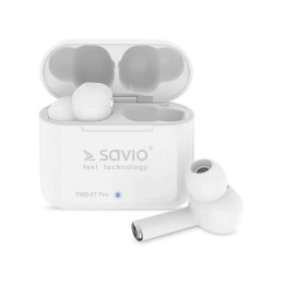 SAVIO BEZPRZEWODOWE SŁUCHAWKI BLUETOOTH 5.0 Z POWER BANKIEM TWS-07 PRO