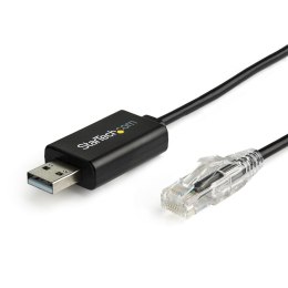 StarTech.com ICUSBROLLOVR zmieniacz płci / kabli RJ-45 USB 2.0 Type-A Czarny