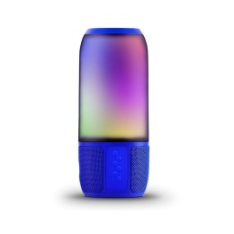 Bezprzewodowy głośnik LED V-TAC SMART VT-7456 RGB Bluetooth 2x3W (SKU 8569) Niebieski