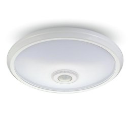 Plafon V-TAC VT-13 12W LED SAMSUNG CHIP IP20 czujnik ruchu 6500K 900lm (SKU 21809) Biały