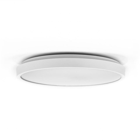 Plafon V-TAC VT-8624S natynkowy 24W LED IP44 29cm czujnik ruchu 3000K 2500lm (SKU 76621) Biały