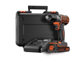 Black & Decker ASD18K Zamek centralny Czarny, Pomarańczowy