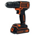 Black & Decker BDCD18-QW wiertło 650 RPM Czarny, Pomarańczowy