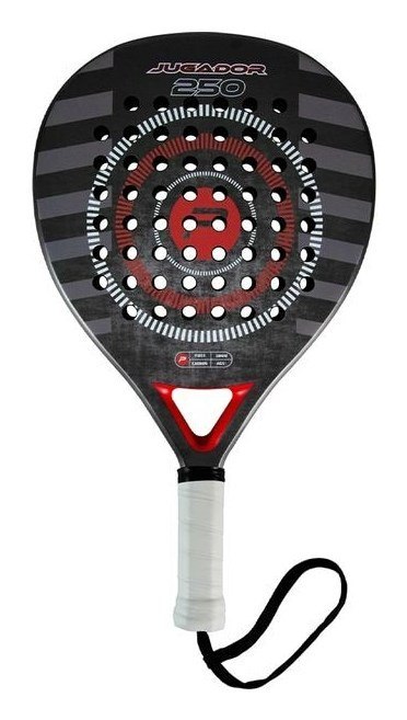 KOOR FTM Padelracket 250 Czarny, Czerwony Węgiel, Włókno szklane 1 szt.