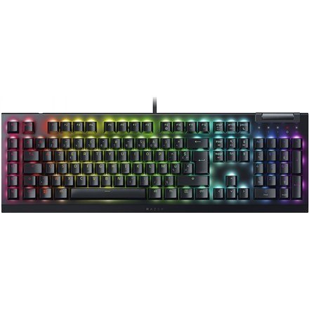 Mechaniczna klawiatura do gier Razer BlackWidow V4 X, zielony przełącznik, układ rosyjski, przewodowy, czarny Razer