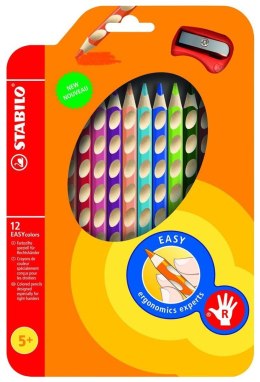 Kredki drewniane STABILO EASYcolors R etui z zawieszką 12 szt.