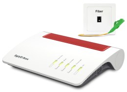 FRITZ!Box 5590 Fiber router bezprzewodowy Gigabit Ethernet Dual-band (2.4 GHz/5 GHz) Biały