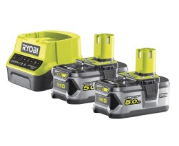 Zestaw RYOBI RC18120-250 2x akumulator 18 V 5,0 Ah + ładowarka