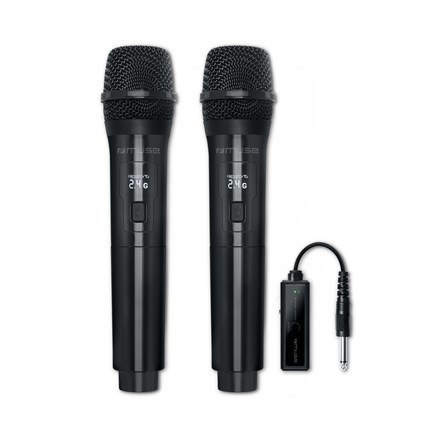 Muse | Pack 2 Wireless Microphones | MC-50 WI | Black