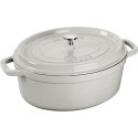 STAUB LA COCOTTE Garnek żeliwny owalny 3.2 ltr, truflowy