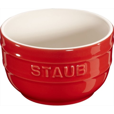 Staub Mini Ramekin Okrągły, 2 szt. - 200 ml, Czerwony