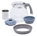 Resto Kitchenware 90510 dzbanek do herbaty Pojedynczy dzbanek 1000 ml Niebieski, Szary