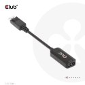 CLUB3D CAC-1088 adapter kablowy 0,21 m DisplayPort HDMI Czarny