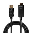 Lindy 36924 adapter kablowy 5 m DisplayPort HDMI Typu A (Standard) Czarny