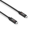 Lindy 43308 kabel USB USB 3.2 Gen 2 (3.1 Gen 2) 5 m USB C Czarny