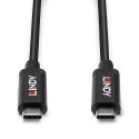 Lindy 43308 kabel USB USB 3.2 Gen 2 (3.1 Gen 2) 5 m USB C Czarny