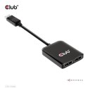 CLUB 3D CSV-7200 rozgałęziacz telewizyjny DisplayPort 2x DisplayPort