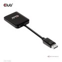 CLUB 3D CSV-7200 rozgałęziacz telewizyjny DisplayPort 2x DisplayPort