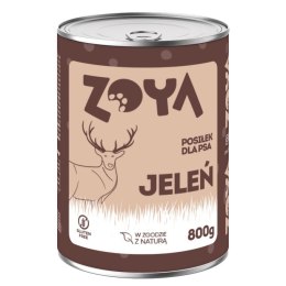 ZOYA Jeleń - puszka - Karma mokra dla psów - 800g