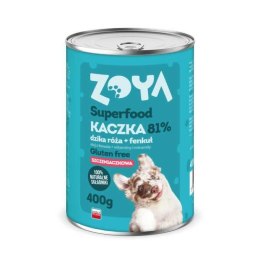 ZOYA Kaczka PUPPY Superfood - Karma mokra dla psów - 400g