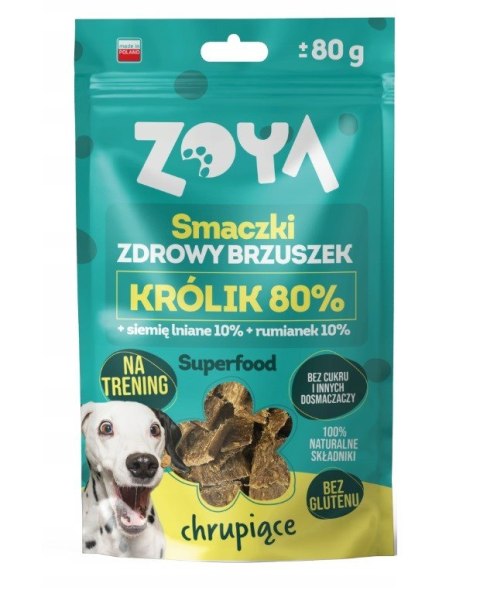 ZOYA Smaczki - Zdrowy brzuszek - Przysmak dla psów - 80g