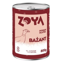 ZOYA Bażant - puszka - Karma mokra dla psów - 800g