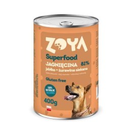 ZOYA Jagnięcina - Superfood - Karma mokra dla psów - 400g