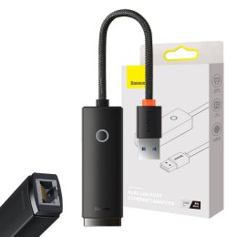 Baseus Adapter sieciowy Baseus Lite Series USB do RJ45 (czarny)