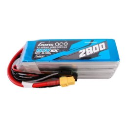 Gens ace Akumulator Gens ace G-Tech 2800mAh 22.2V 60C 6S1P Lipo z konektorem XT60 plug