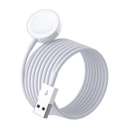 Choetech Ładowarka bezprzewodowa Choetech do Apple Watch USB-A (biała)