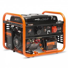 Daewoo GDA 7500DPE-3 agregat prądotwórczy 6000 W 30 l Benzynowy Pomarańczowy, Czarny