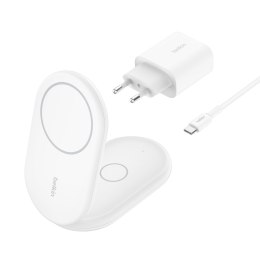 BELKIN ŁADOWARKA MAGSAFE SKŁADANA 2W1 QI2 ZASILACZ BIAŁA