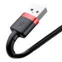 Baseus Kabel Lightning USB Baseus Cafule 2A 3m (czarno-czerwony)