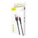 Baseus Kabel Lightning USB Baseus Cafule 2A 3m (czarno-czerwony)