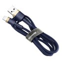 Baseus Kabel USB Lightning Baseus Cafule 1.5A 2m (złoto-granatowy)