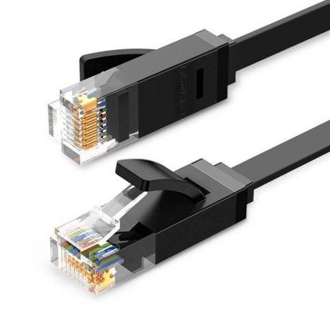 UGREEN Płaski kabel sieciowy UGREEN Ethernet RJ45, Cat.6, UTP, 5m (czarny)