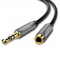 UGREEN Przedłużacz audio AUX UGREEN kabel jack 3,5 mm, 1m (szary)