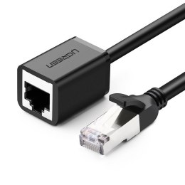 UGREEN Kabel sieciowy UGREEN przedłużacz Ethernet RJ45, Cat. 6, FTP, z metalową wtyczną 0.5m (czarny)