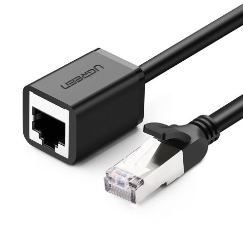 UGREEN Kabel sieciowy UGREEN przedłużacz Ethernet RJ45, Cat. 6, FTP, z metalową wtyczną 2m, (czarny)